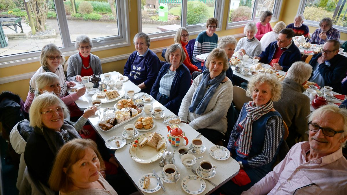 Tea party at Wimborne Model Village